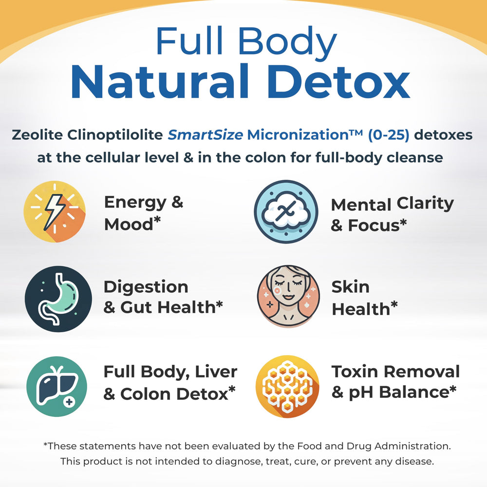 Healthy by Nature HolyLand Zeolite mineral‑rich appearance highlights trace minerals