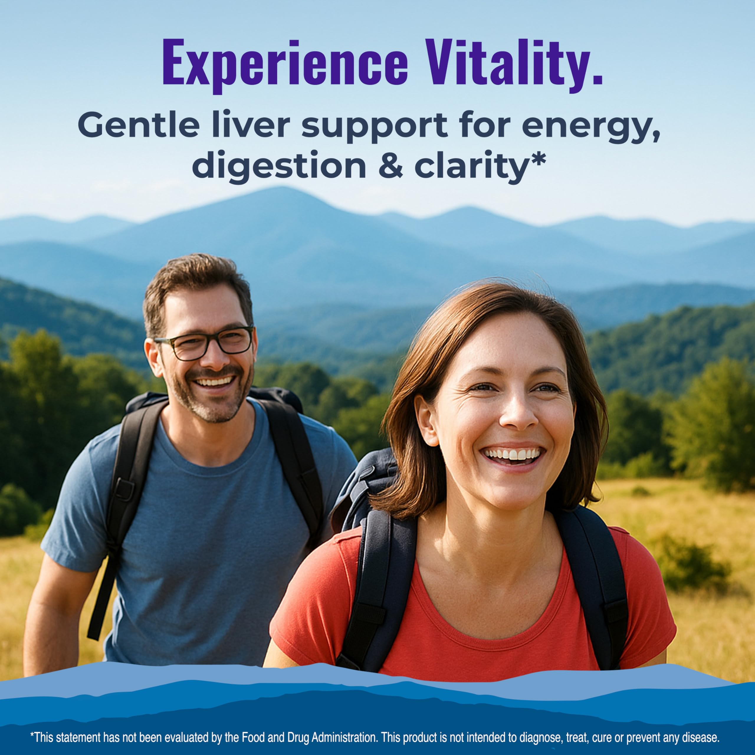 Healthy by Nature LiVitalize mushroom blend icon on packaging for energy and inflammation balance
