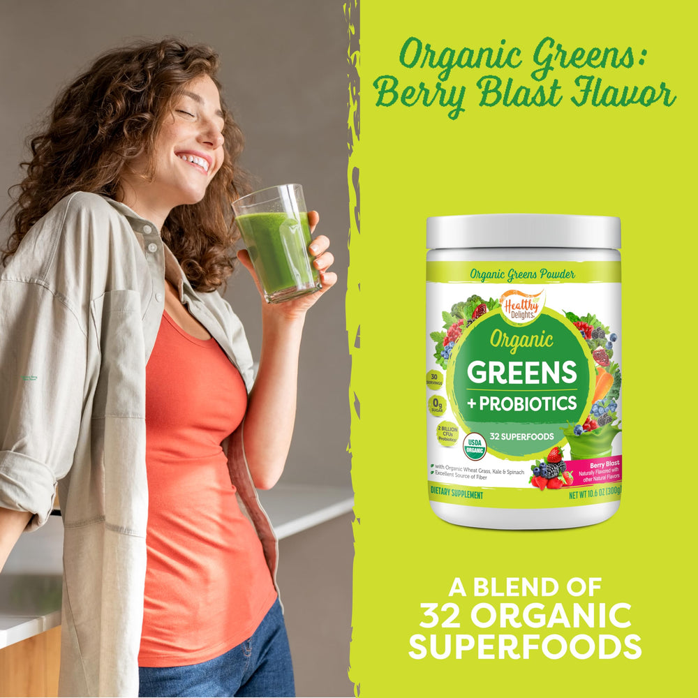 Full spectrum digestive enzyme blend graphic with probiotics