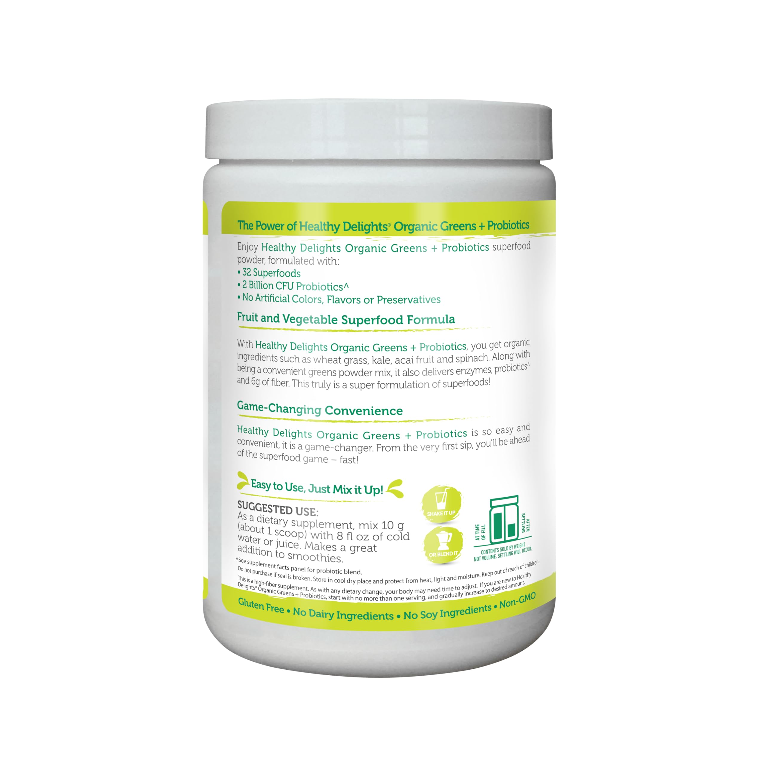 Healthy Delights Naturals energy-boosting greens powder for busy mornings