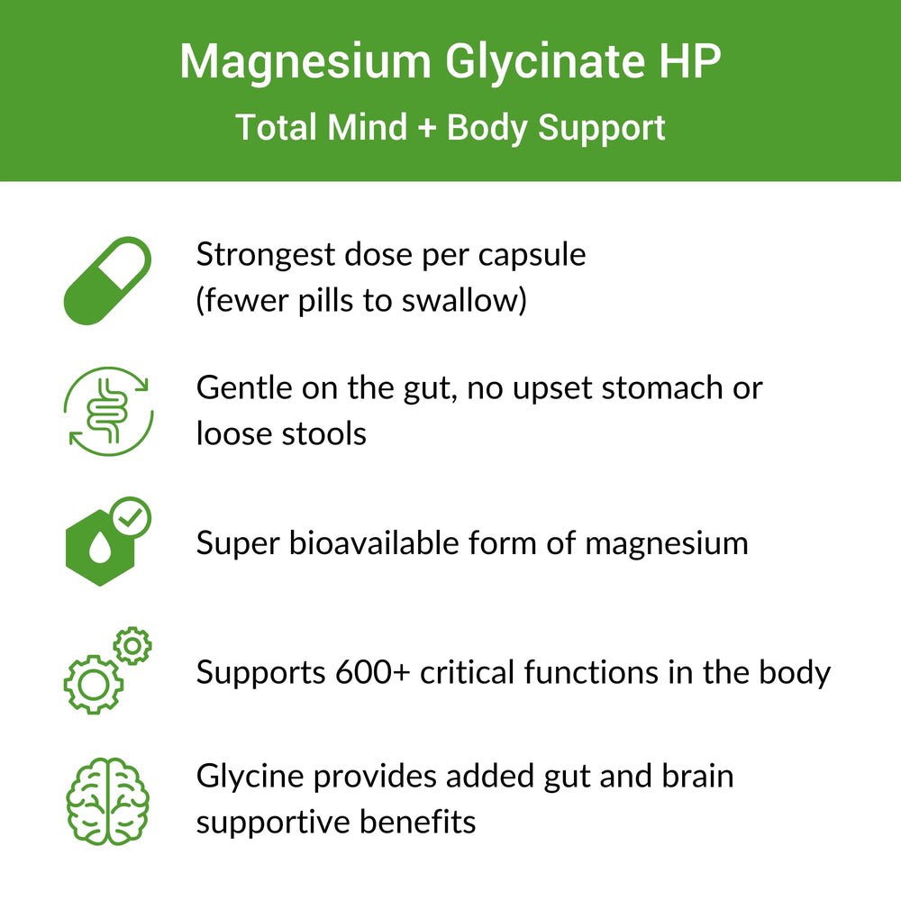 Healthy Gut Magnesium-HP packaging hero shot conveys trusted daily support.