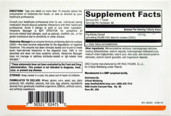 Healthy Habits Living DAO tablet closeup highlights 20,000 HDU potency.