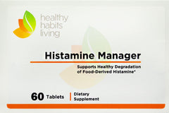 Healthy Habits Living Histamine Manager bottle front for easy daily use.