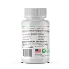 Healthy Herbs sea moss capsules closeup showing easy-to-swallow form