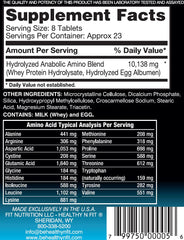 Healthy 'N Fit Amino 10,000 purity seal highlight for trusted quality