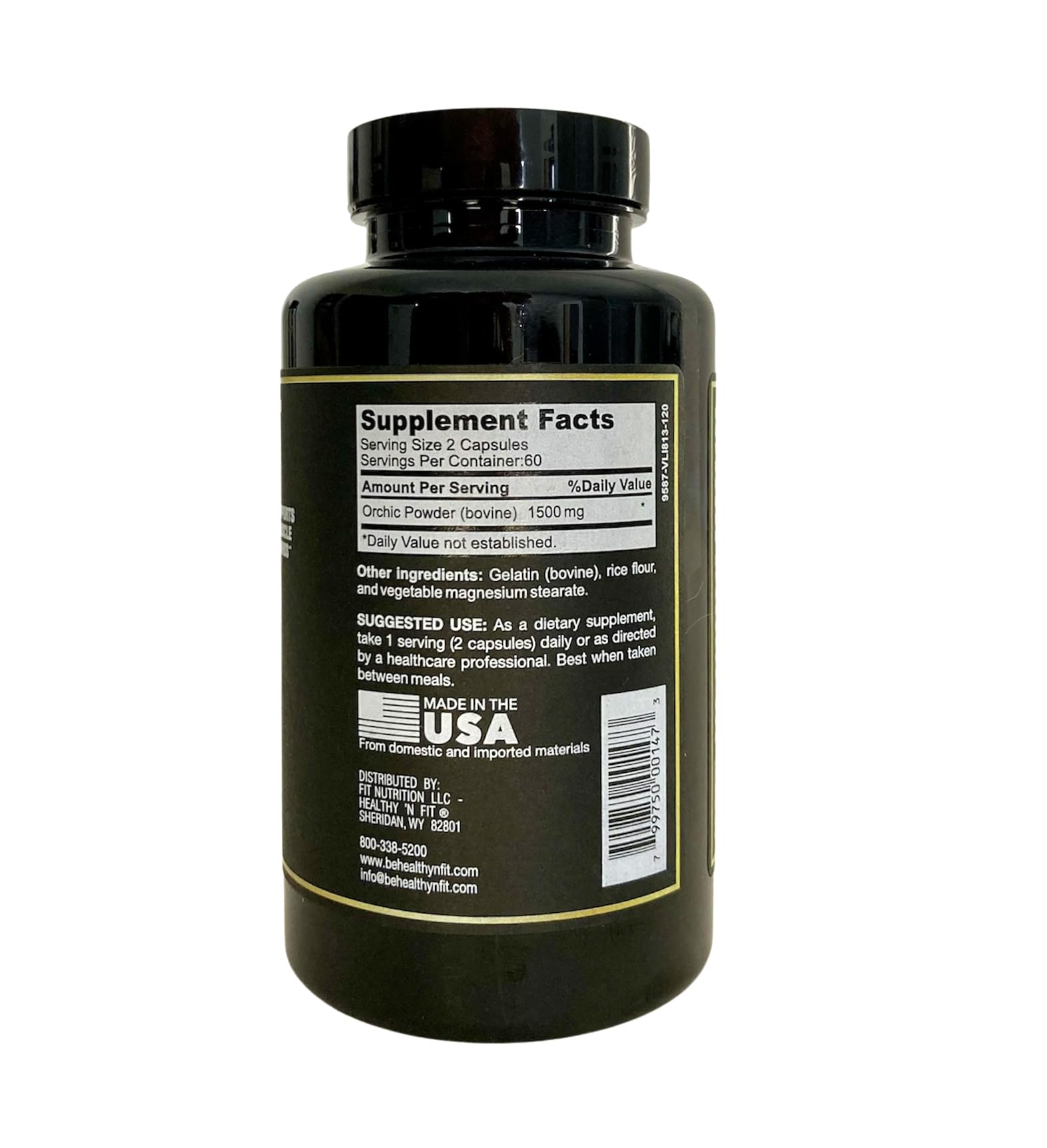 Healthy 'N Fit Raging Bull Mega Orchic sourced from USA and Argentina