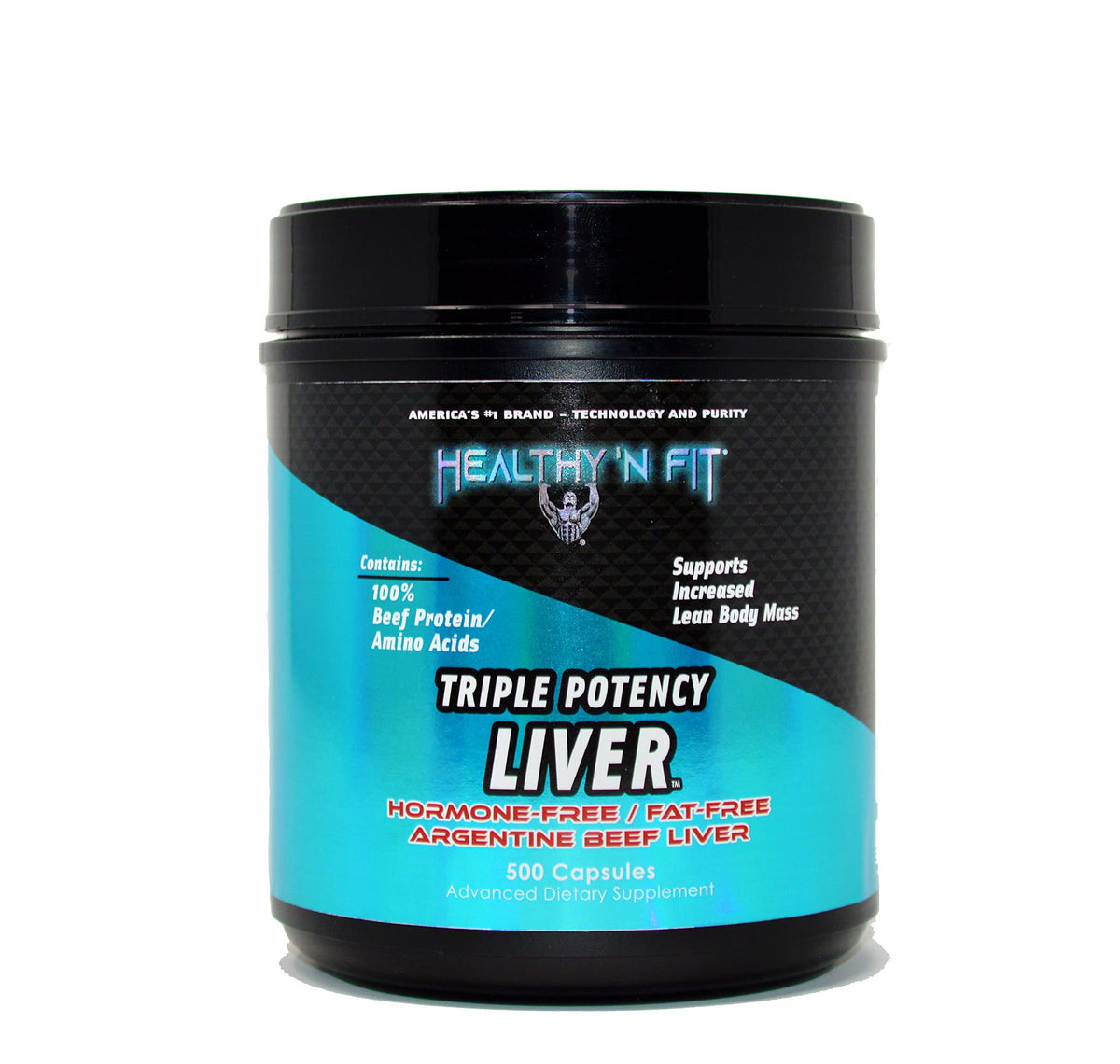 Healthy 'N Fit triple potency liver capsules – pure Argentine beef liver for high-potency support