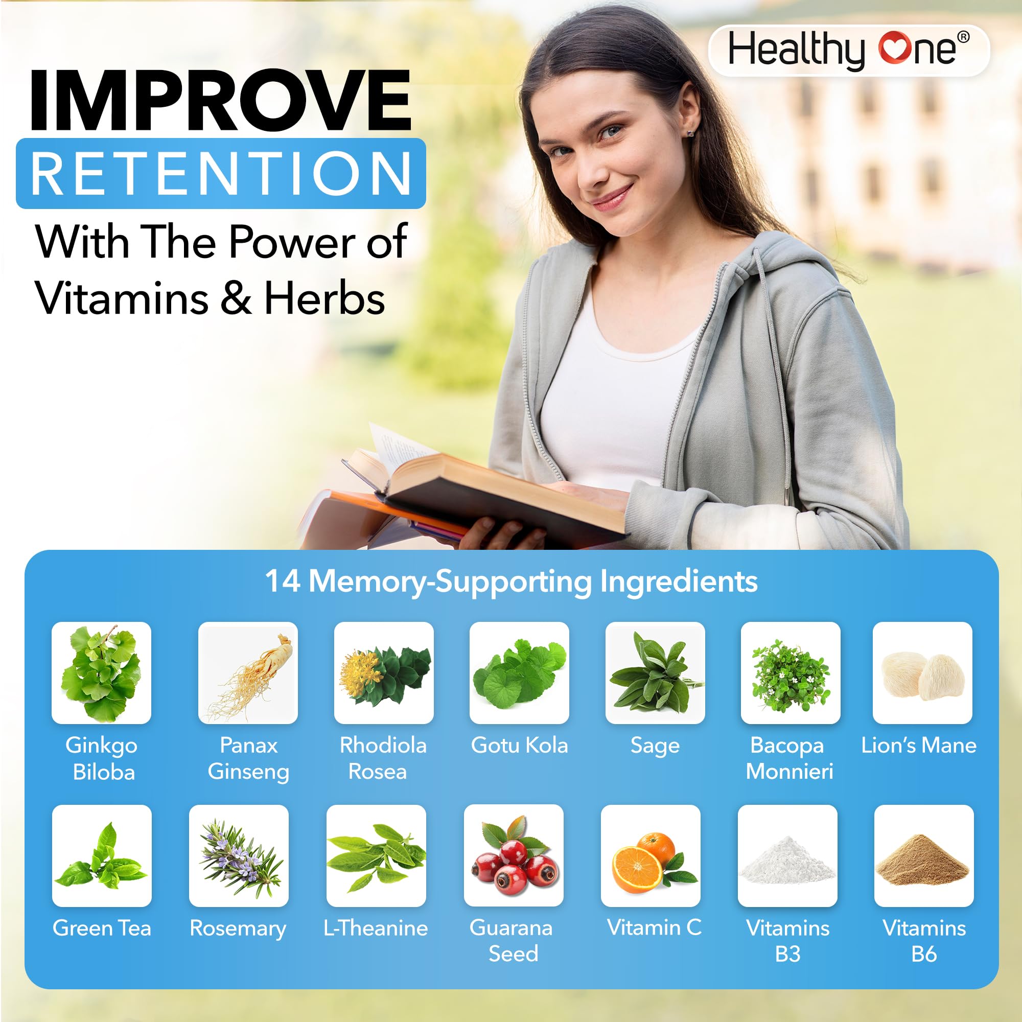 Healthy Mind daily routine image conveying sustained alertness