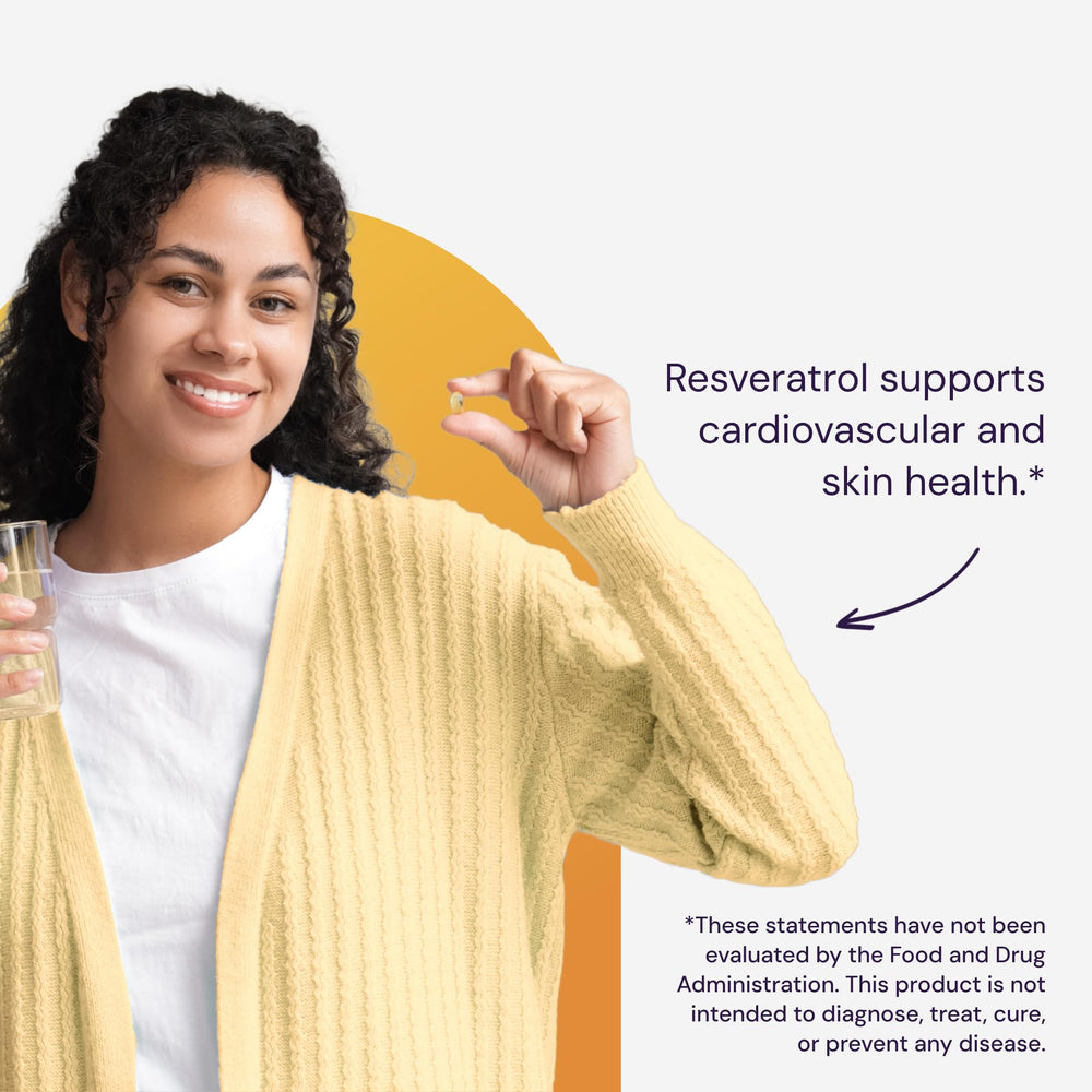 Healthy Origins Fermented Resveratrol pure-ingredient highlight PAH-free and emodin-free quality.