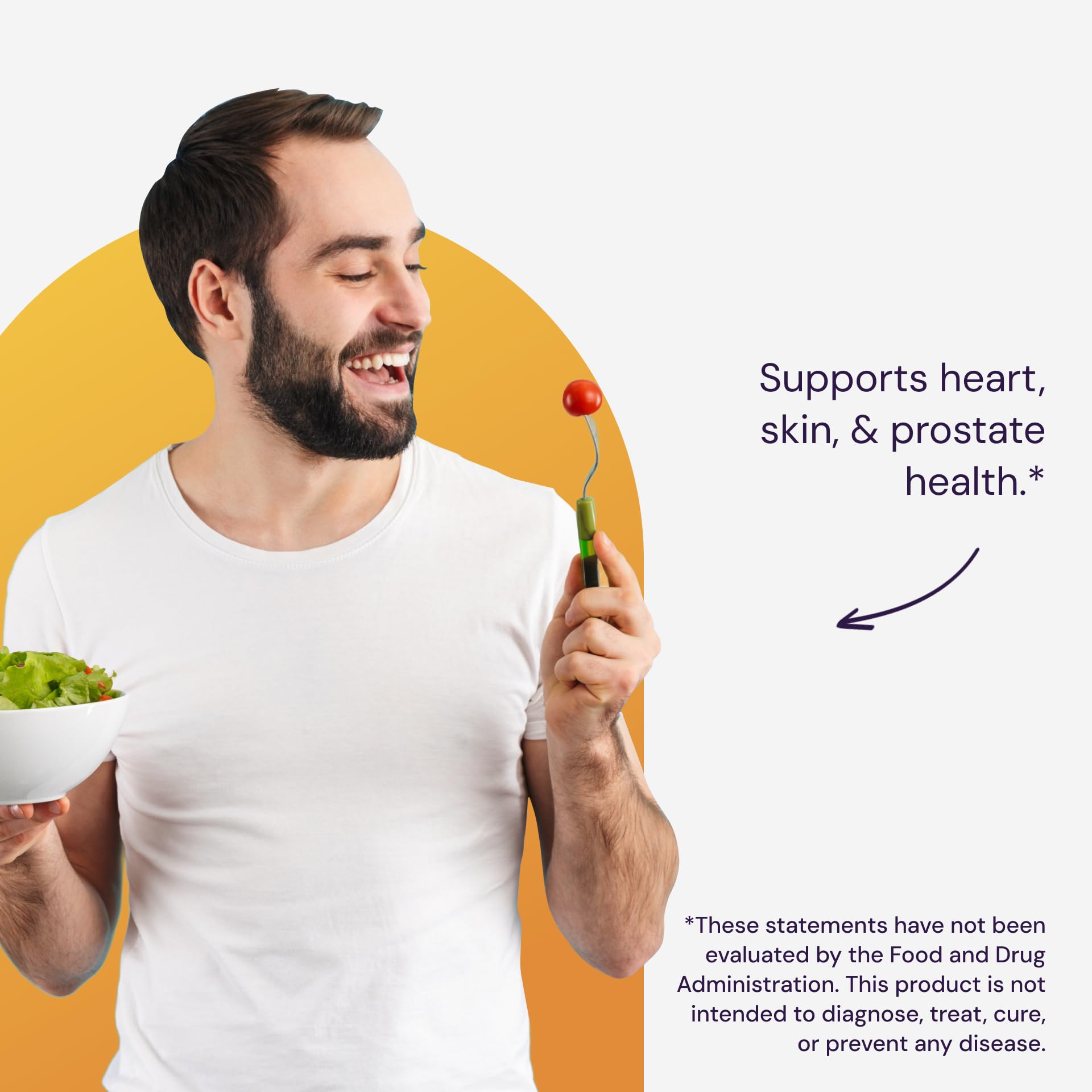 Healthy Origins Lycopene softgels with skincare concept suggesting potential skin support.