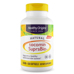 Healthy Origins Tocomin SupraBio bottle with capsules for daily antioxidant support