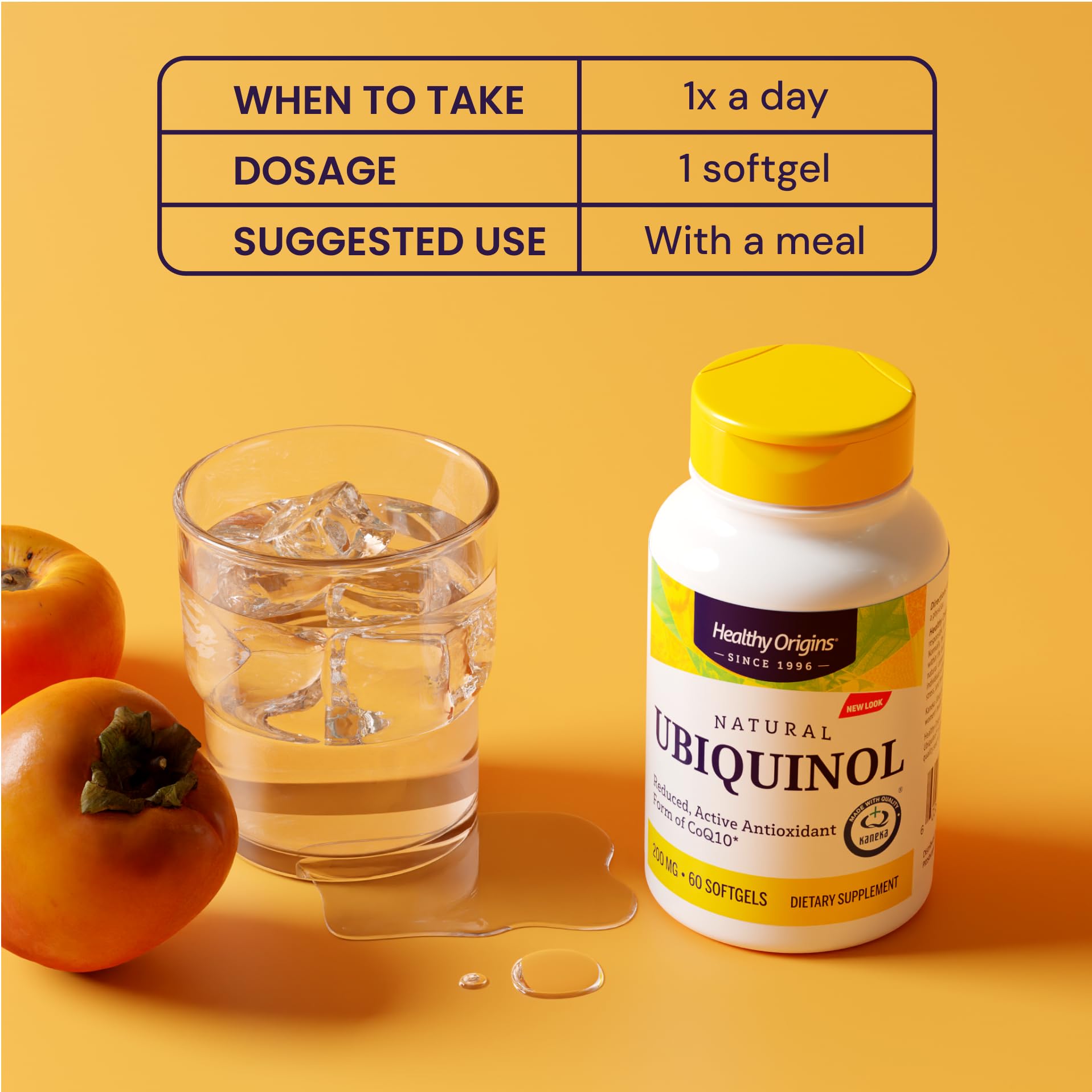 Healthy Origins ubiquinol bottle in hand suggesting daily wellness routine