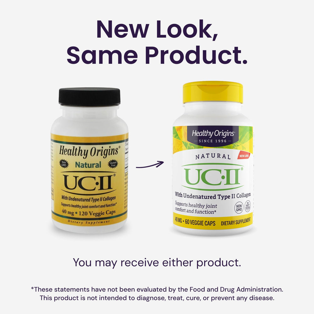 Healthy Origins UC-II 40 mg clinical-studies graphic suggesting joint support