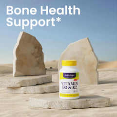 Healthy Origins Vitamin D3 + K2 gluten-free icon on packaging