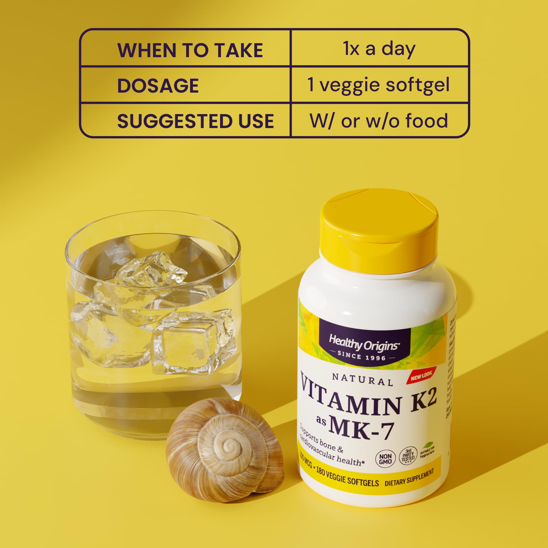 Healthy Origins Vitamin K2 MK-7 natto source image highlights fermentation-derived origin