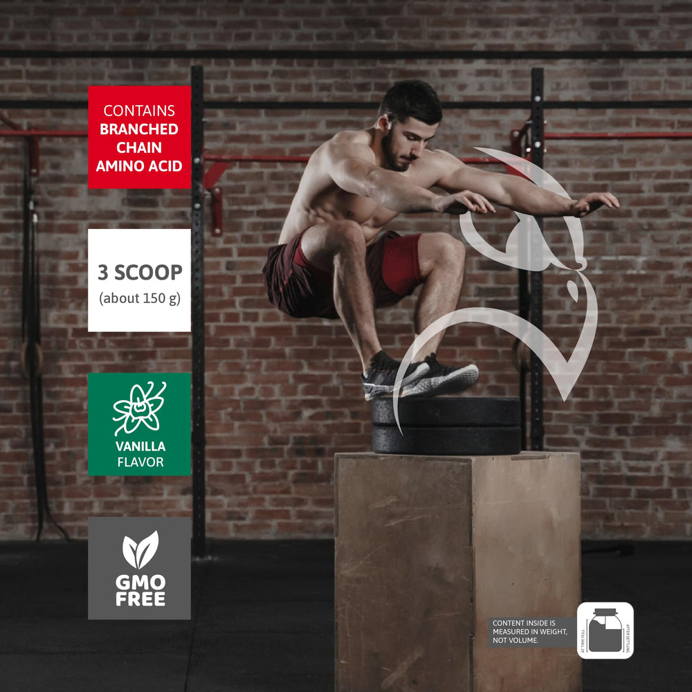 Barbarus protein powder packaging highlighting high-protein formula