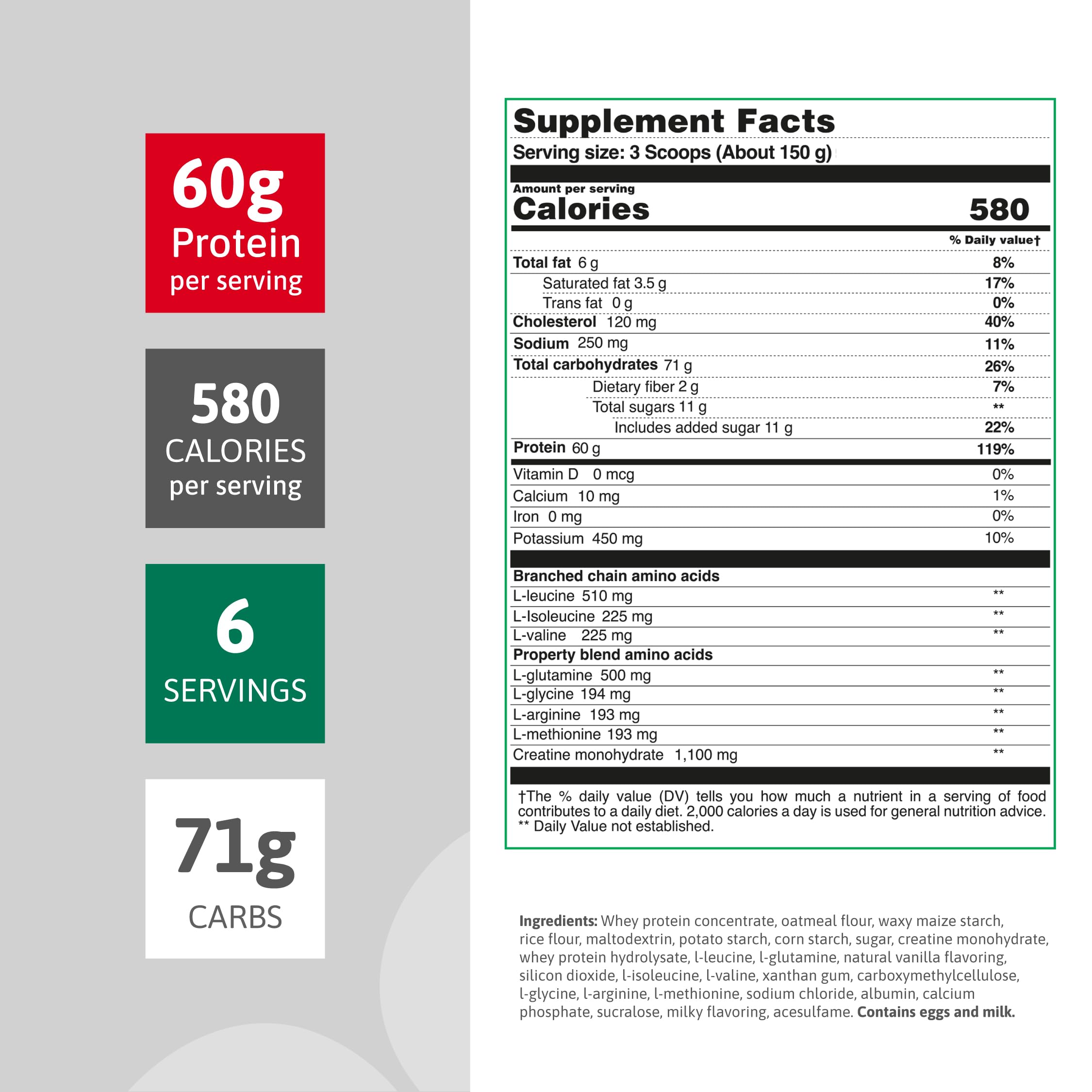 Barbarus protein powder scoop ready to blend into shakes