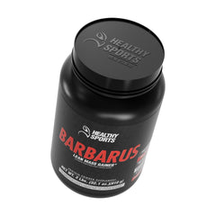 Served Barbarus shake on a glass with a foamy top
