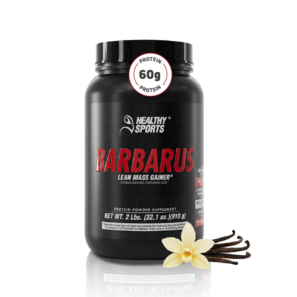 HEALTHY SPORTS Barbarus vanilla bottle for easy daily protein intake