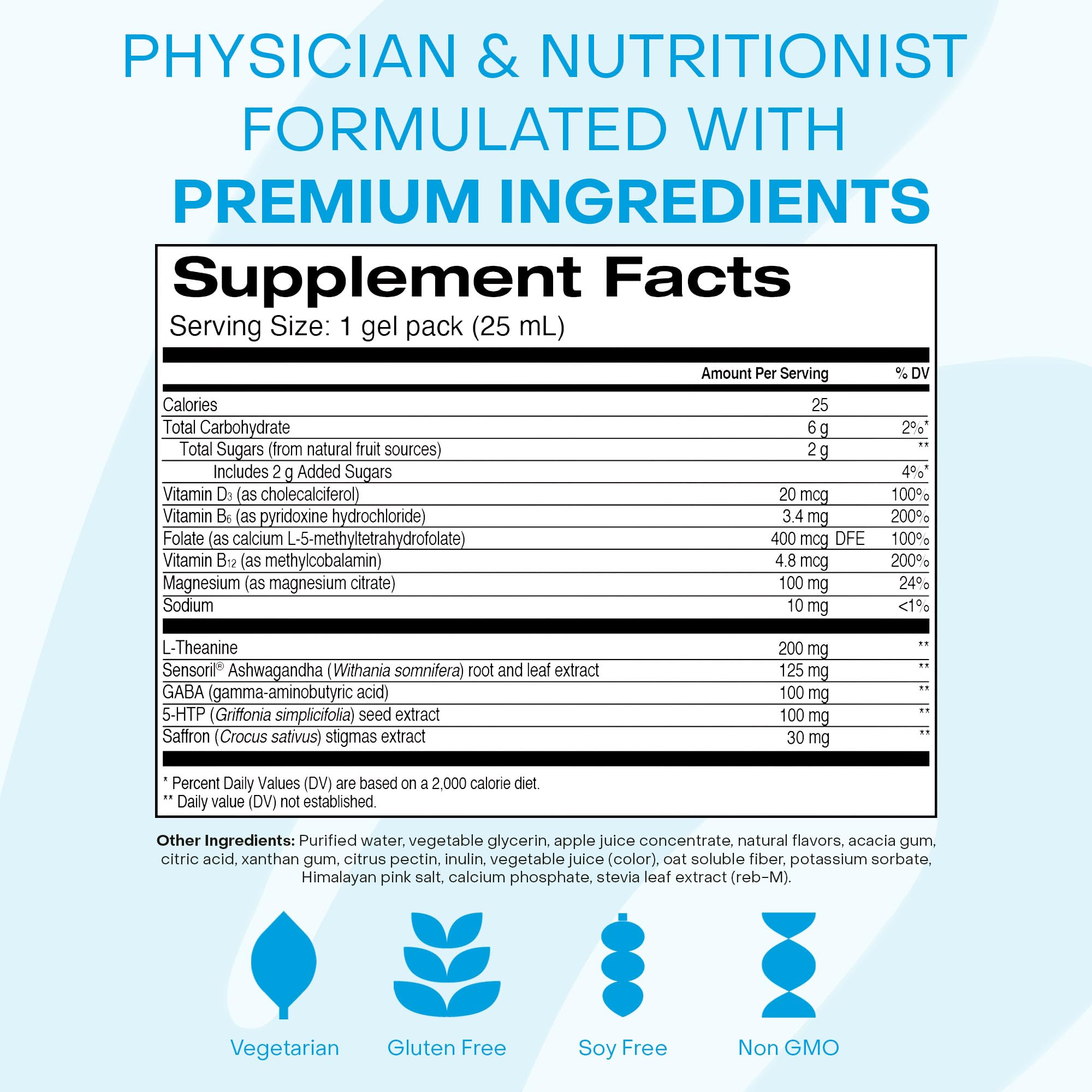 Healthycell Calm Mood gel packs refrigerated for best taste.