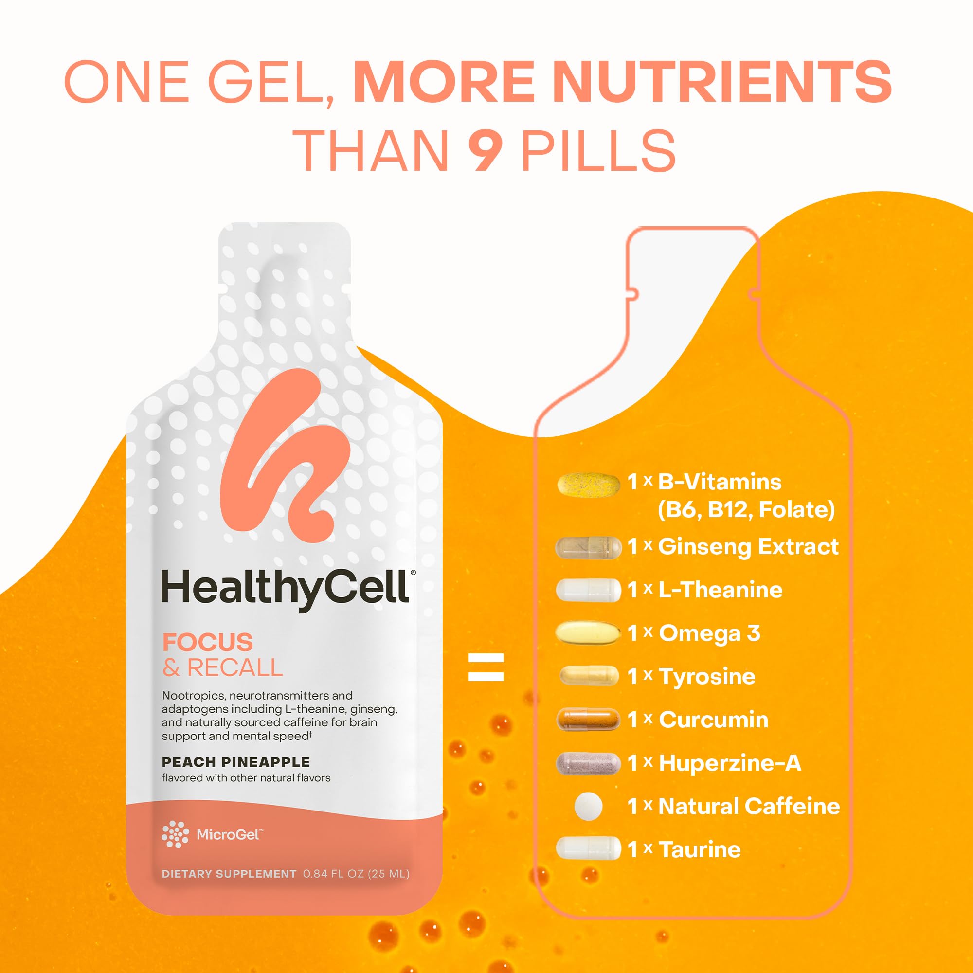 Fridge-chilled HealthyCell gel pack for best taste