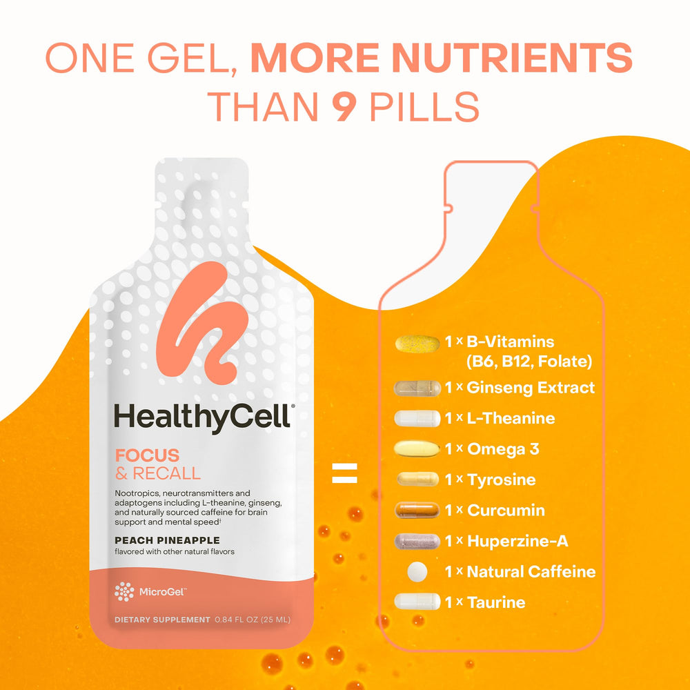 Fridge-chilled HealthyCell gel pack for best taste