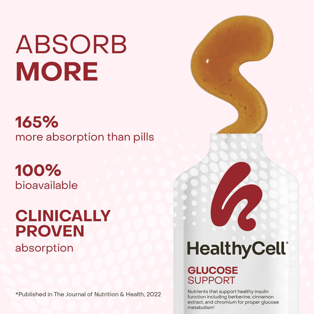 HealthyCell Glucose Support BerberiSOL berberine dose supports steady balance