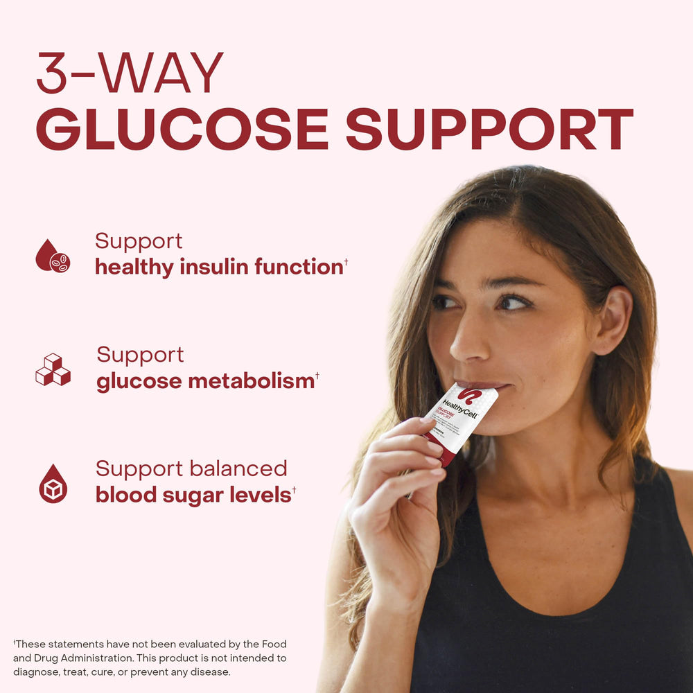 HealthyCell Glucose Support microgel close-up enhances absorption