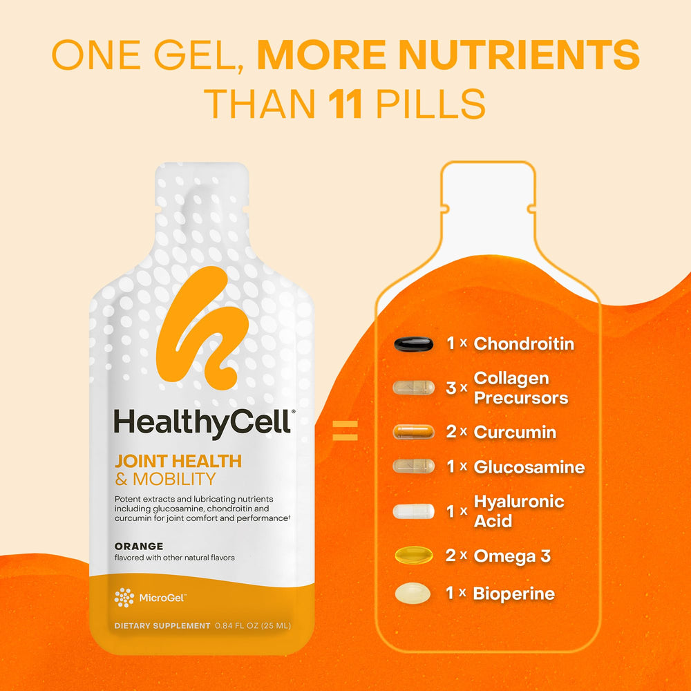 HealthyCell gel pack ready for travel, compact and easy to carry.