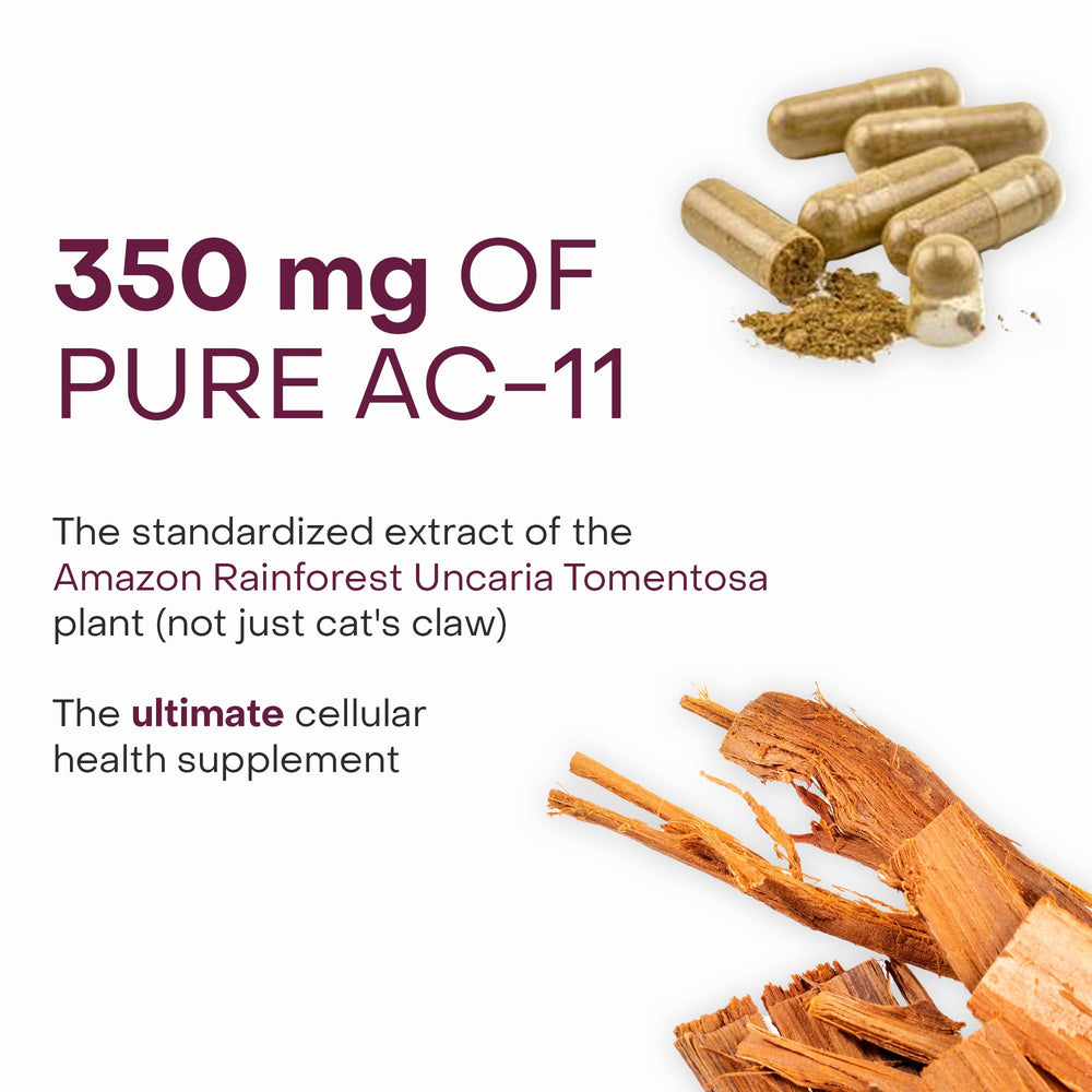 Healthycell capsules ready to take with water.