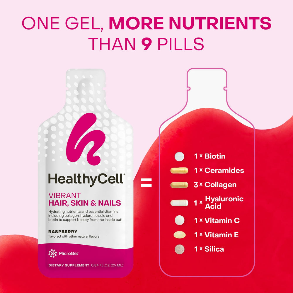 HealthyCell Vibrant gel packs stored in fridge for chilled serving.