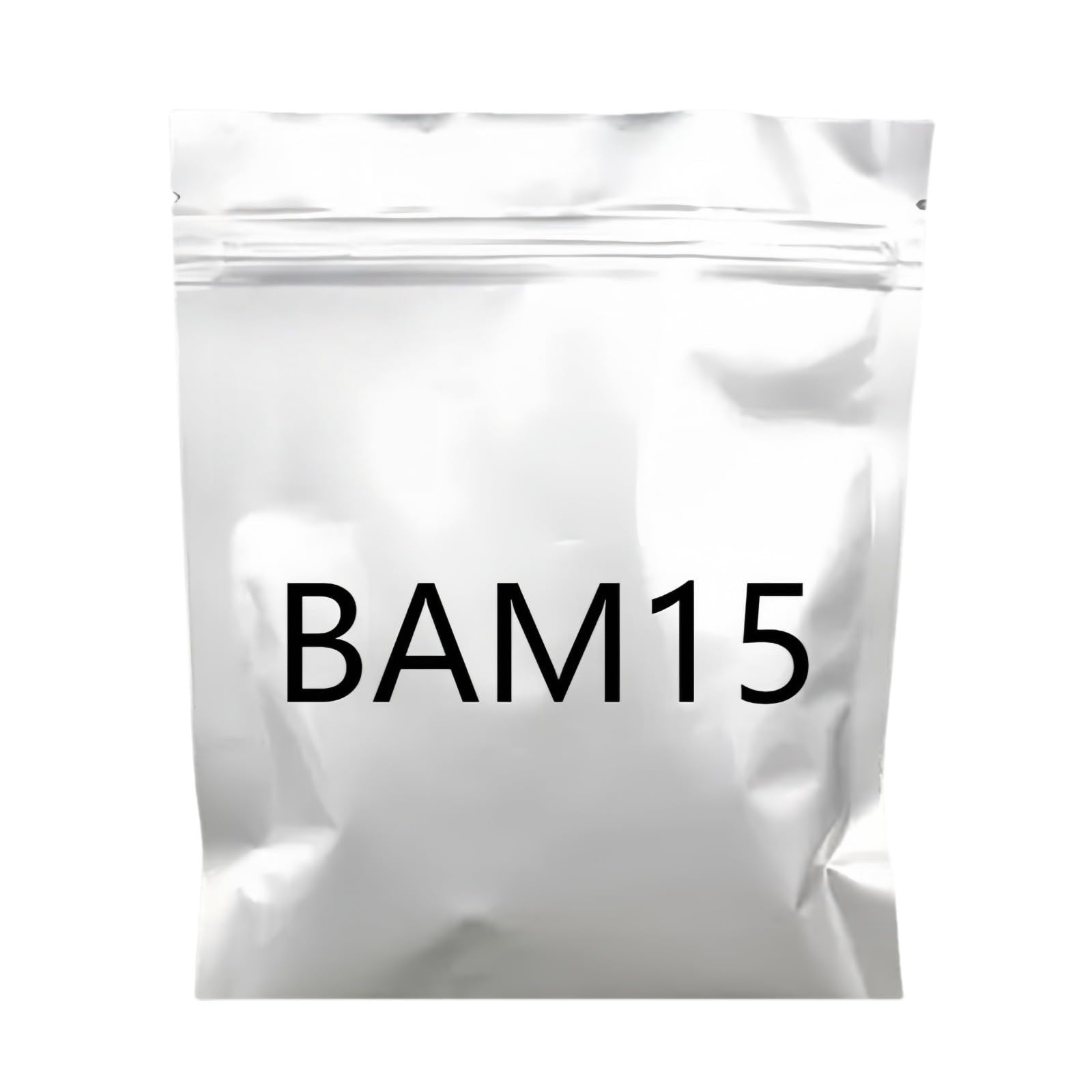 HealthyFinds BAM15 lab-tested label indicating quality and compliance