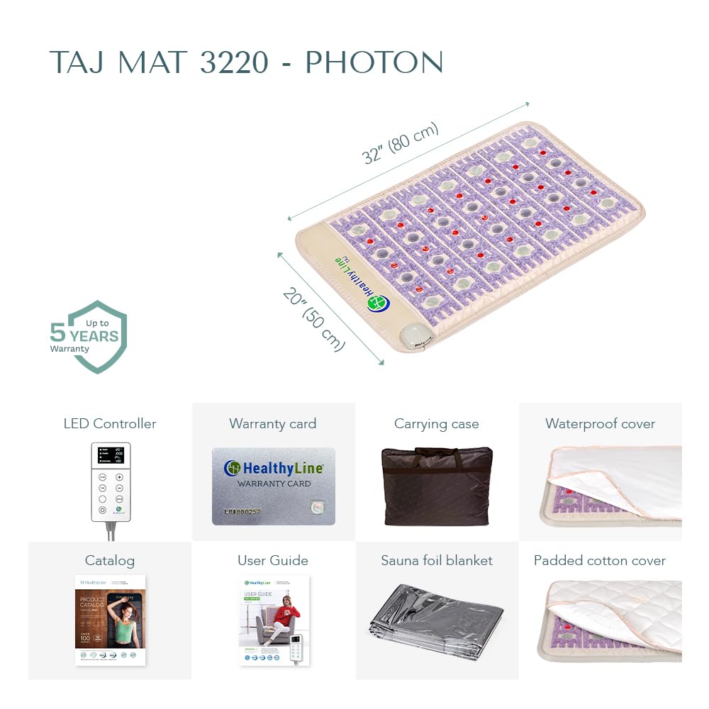 HealthyLine TAJ carrying case for easy transport and storage.