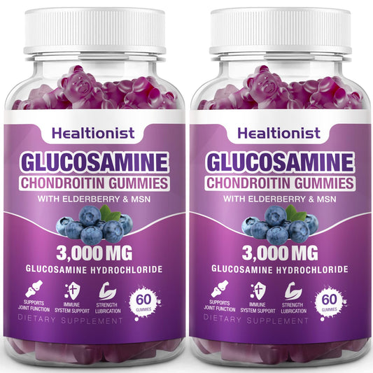 Healtionist 2 pack bottle front for joint support and easy daily use