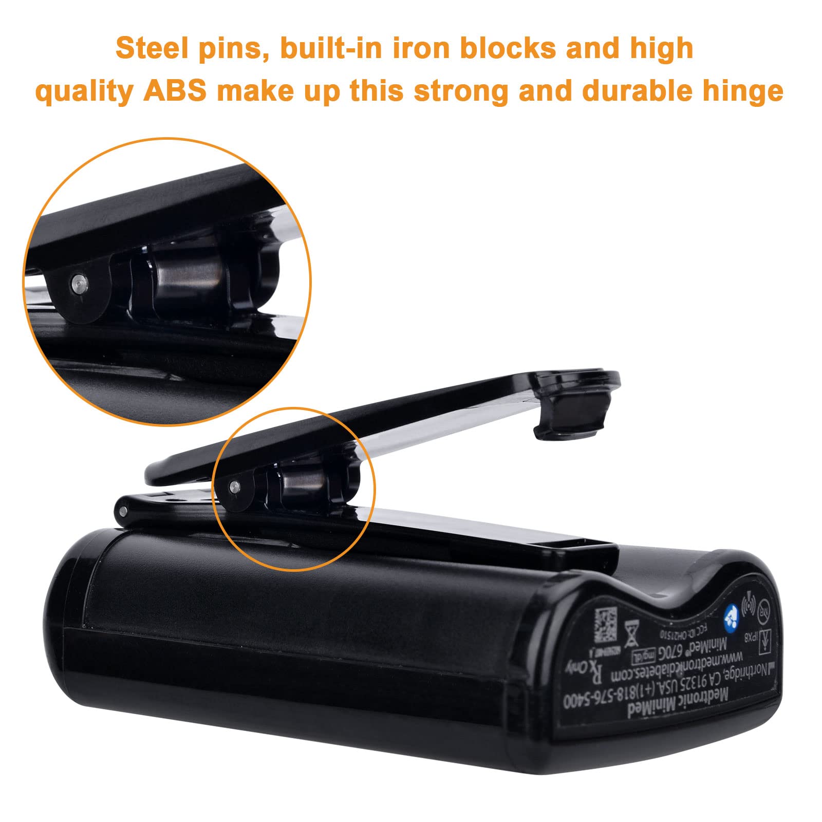 Healvaluefit insulin pump clip two-piece package ready for replacement