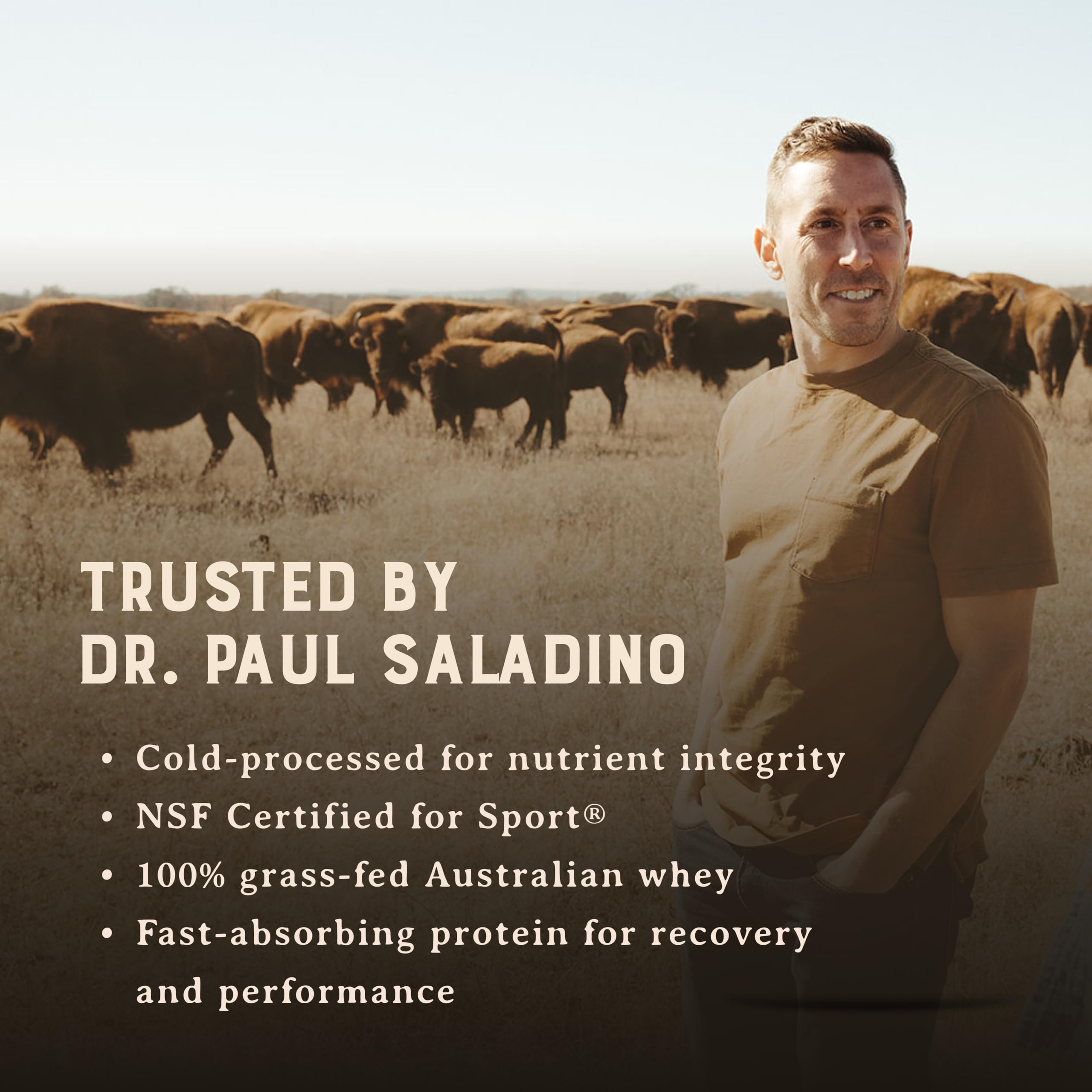 Cold-processed Heart & Soil whey preserves nutrients for better absorption.