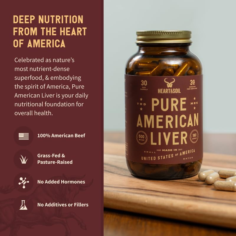 Pasture-raised cattle source behind Heart and Soil beef liver capsules
