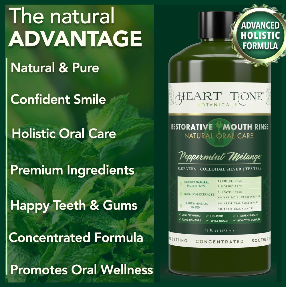Heart Tone Botanicals Mouthwash Remineralizing USA-made emphasizes quality.