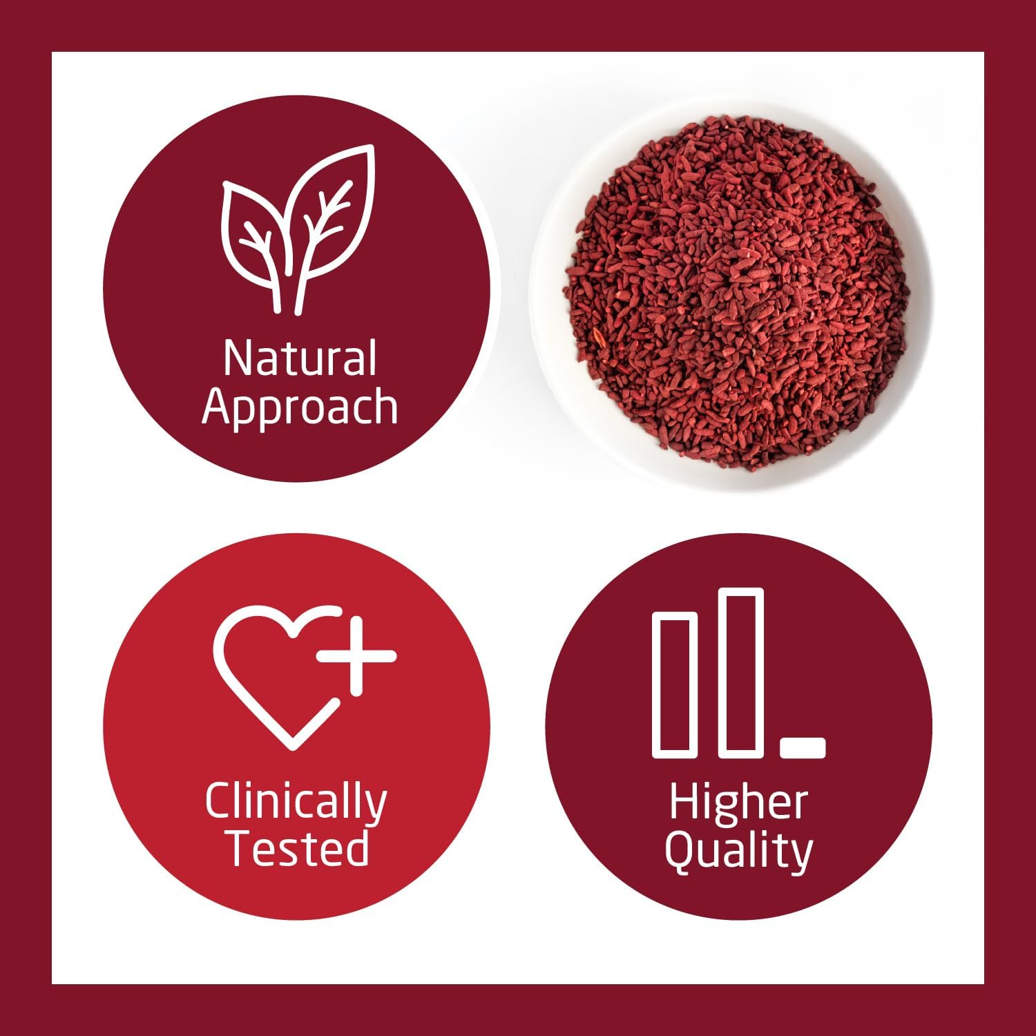 HeartShape product label reinforces organic certification by QAI.