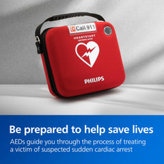 HeartStart preinstalled SMART Pads provide feedback and adapt prompts to your pace.