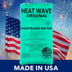 Heat Wave click activation delivers instant warmth for on-the-go use.