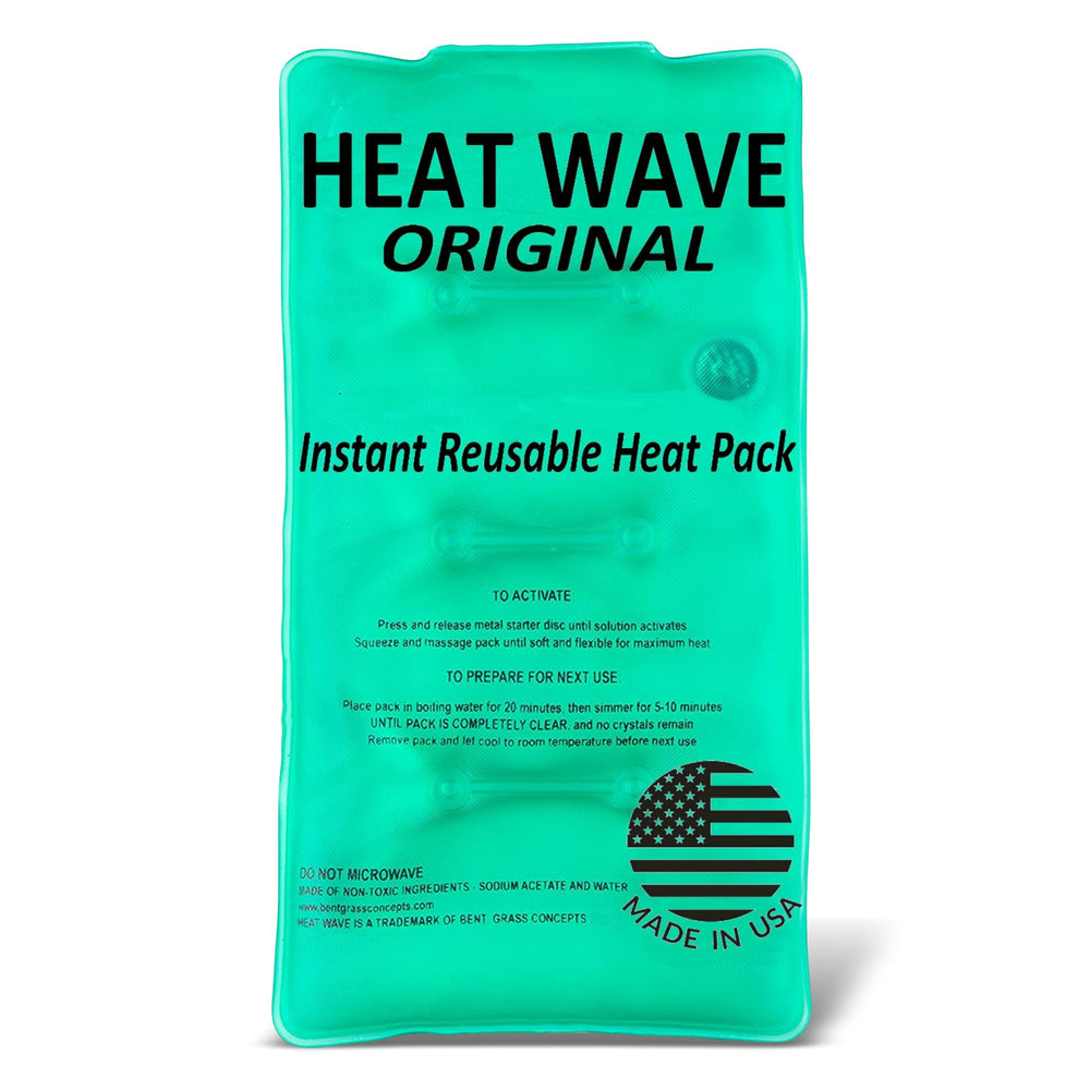 Heat Wave instant heat pack, medium 5x9 inches, ready for fast warmth.