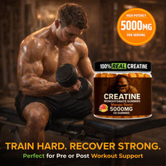 Heavy Balance Creatine Gummies flavor closeup with blackberry and strawberry notes.