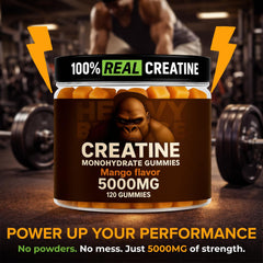 Heavy Balance Creatine Gummies packaging on shelf signaling trusted quality.