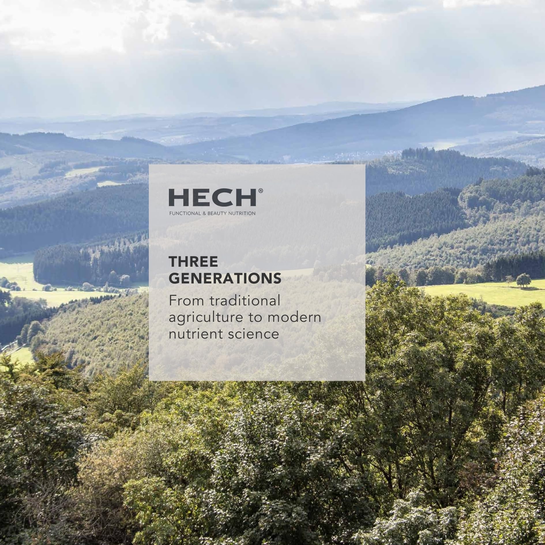 HECH Caviar capsules in hand suggesting a portable daily ritual