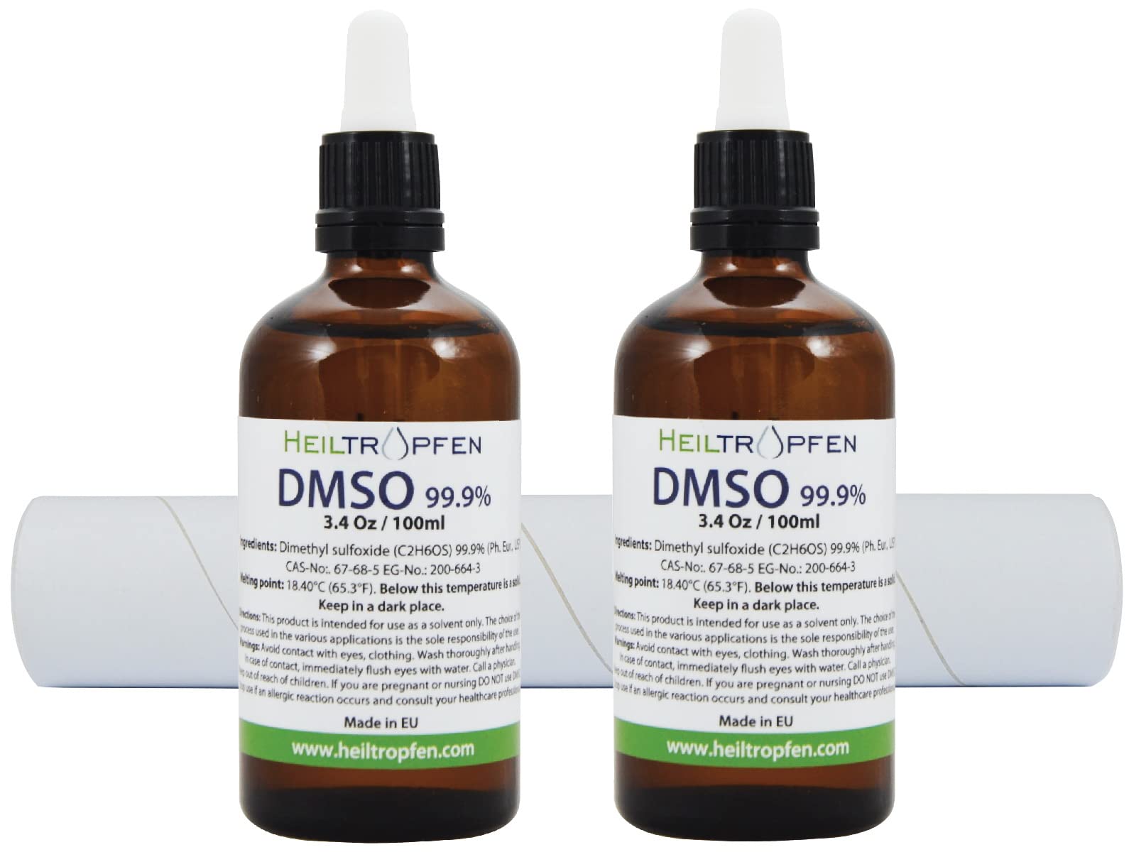 Two-pack Heiltropfen DMSO packaging emphasizes value and convenience