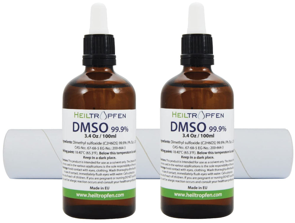 Two-pack Heiltropfen DMSO packaging emphasizes value and convenience