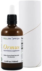 Heiltropfen Ormus bottle in amber glass preserves potency for daily use