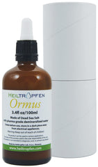 Heiltropfen Ormus bottle label with purity and batch info