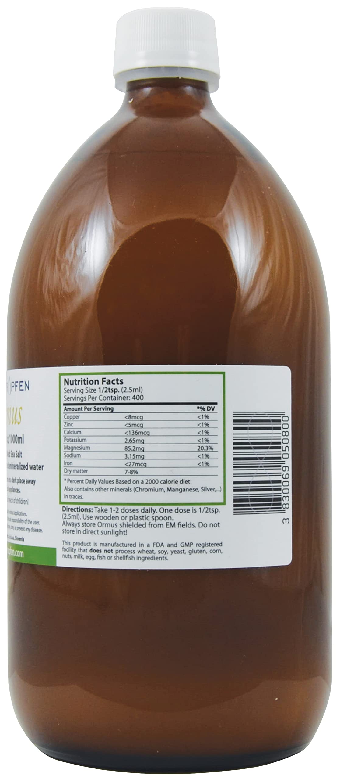 Heiltropfen Ormus quality certificates and ISO certifications document